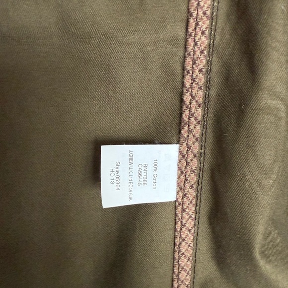J. Crew Olive Utility Jacket with Gold Buttons - PXS - Picture 7 of 9